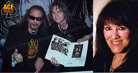 Bill Baker and Ace Frehley, Lydia Criss