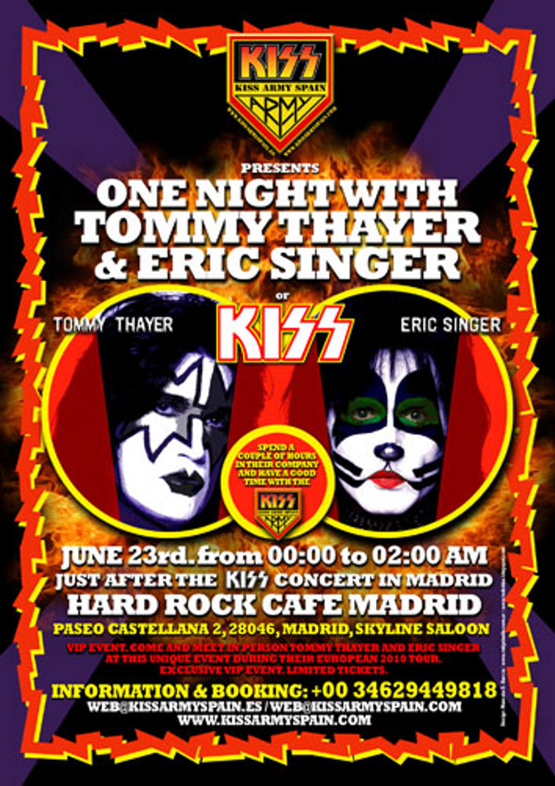 A Night With Tommy Thayer And Eric Singer In Madrid, Spain