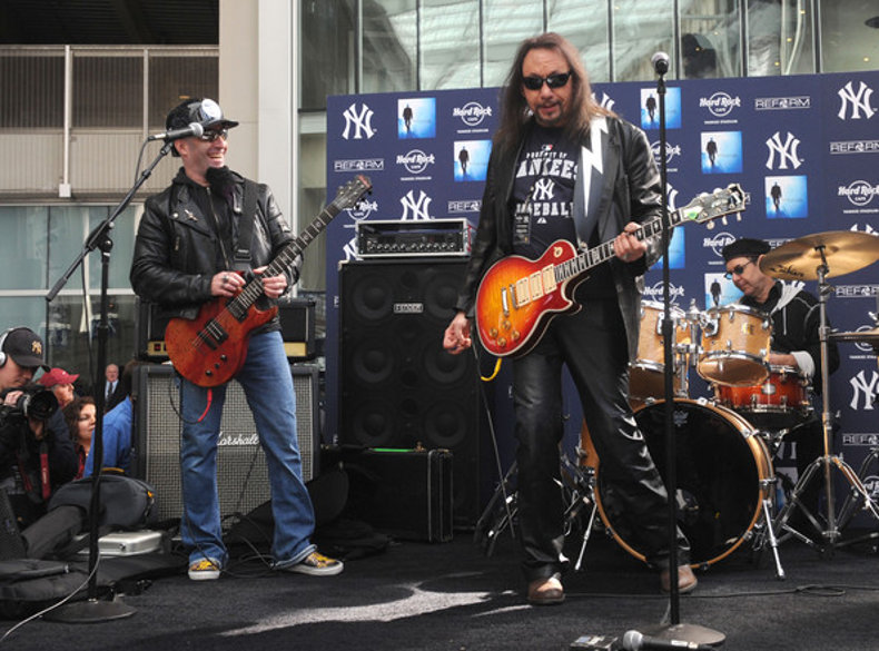 Ace Frehley At Hard Rock Opening At New Yankee Stadium