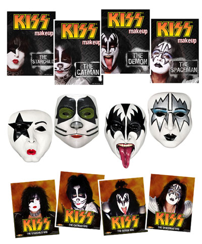 KISS Make-up, Masks And Wigs