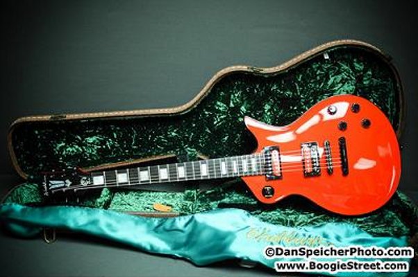 Racing Red Paul Stanley Preacher Custom Guitar