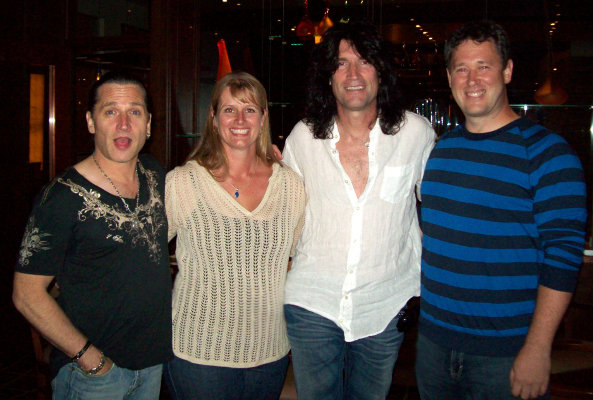 Eric Singer, Marije Boks, Tommy Thayer and Mike S. Fowler