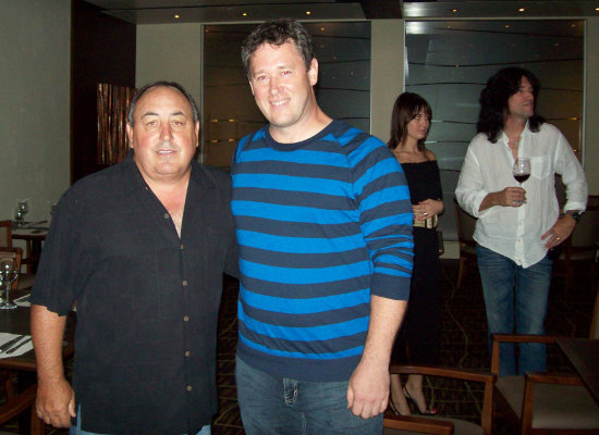 Doc McGhee and Mike S. Fowler (Amber And Tommy Thayer in background)