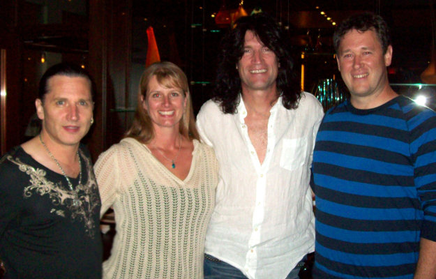 Eric Singer, Marije Boks, Tommy Thayer and Mike S. Fowler