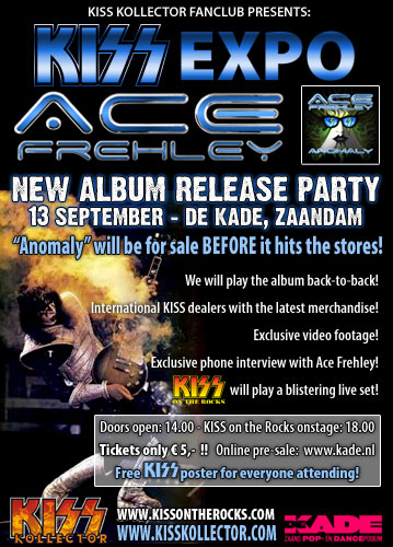 Holland KISS Fan Expo & Anomaly Listening Party Flyer