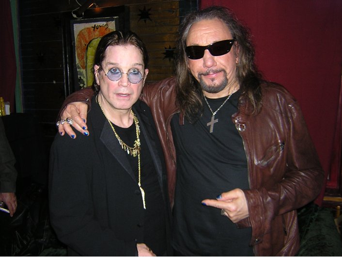 Ozzy Osbourne and Ace Frehley