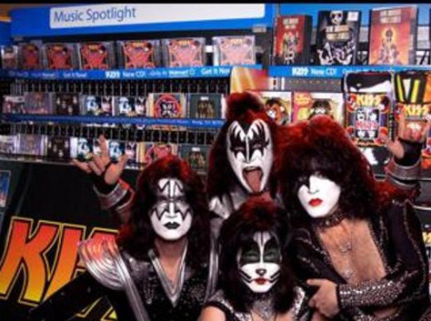 KISS merchandise at Walmart