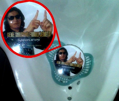 Gene Simmons Urinal Cakes