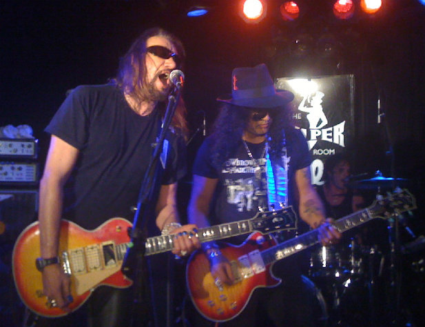 Ace Frehley and Slash