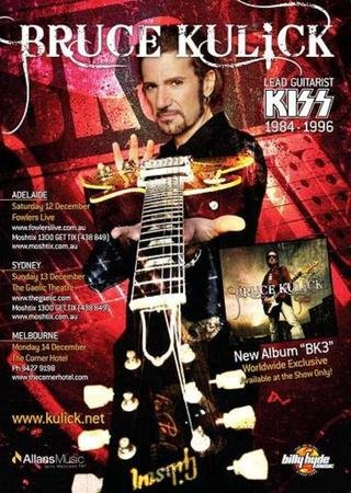 Bruce Kulick Australia 2009 Flyer