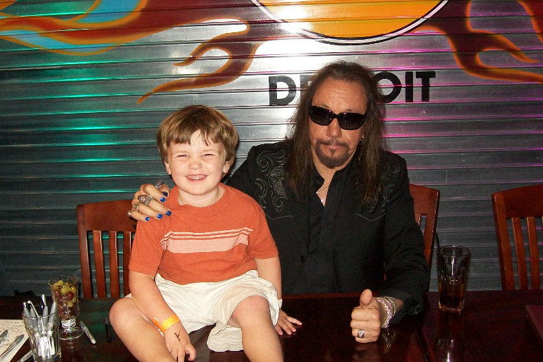 Connor and Ace Frehley