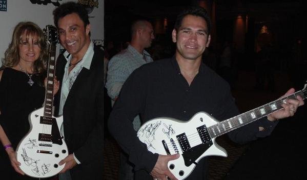 KISS Johnny Damon Charity Auction Guitar