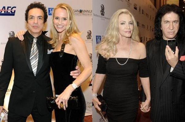 Paul Stanley & Erin Sutton, Shannon Tweed & Gene Simmons