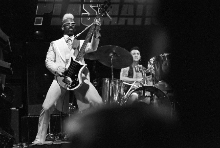 Jean Beauvoir Onstage With The Plasmatics In Atlanta In 1981