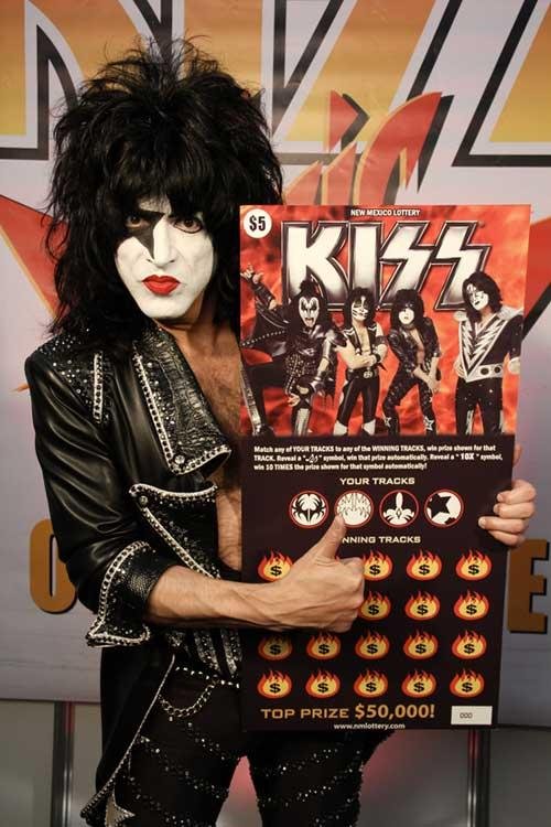 Paul Stanley And KISS Lottery Ticket Design