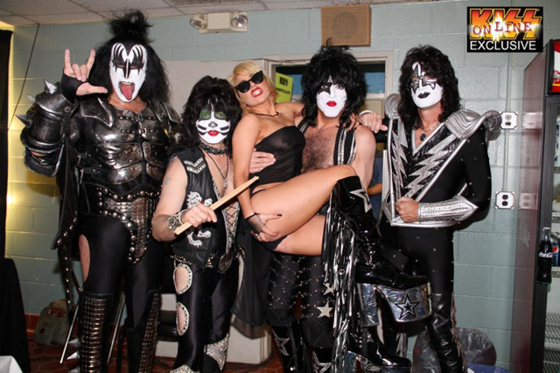 Lady GaGa and KISS