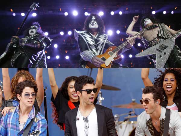 KISS and The Jonas Brothers