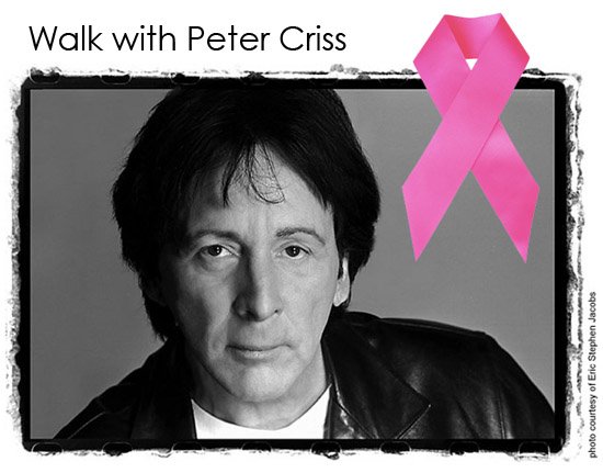 Walk For Breast Cancer Awareness With Peter Criss October 17th