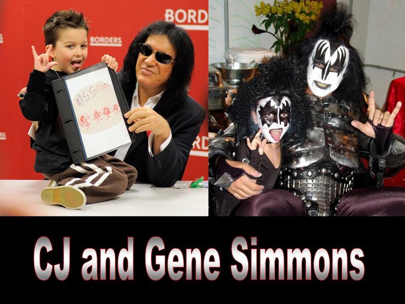 CJ and Gene Simmons