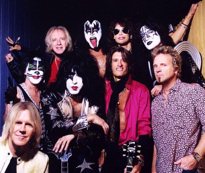 Aerosmith and KISS