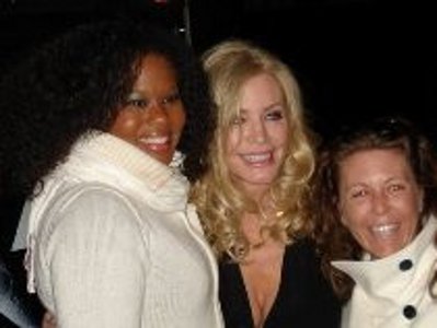 Shannon Tweed with fans Paula P. and Khalila G.