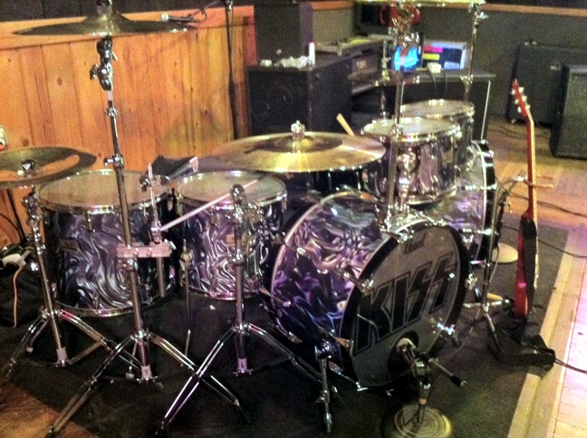 Eric Singer's Drumset In The Studio