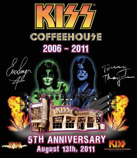 KISS Coffeehouse 5th Anniversary Flyer