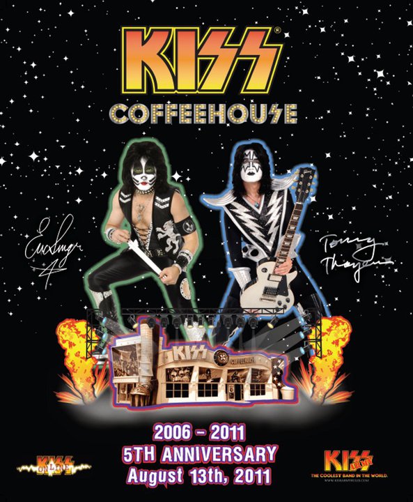 KISS Coffeehouse 5th Anniversary Flyer