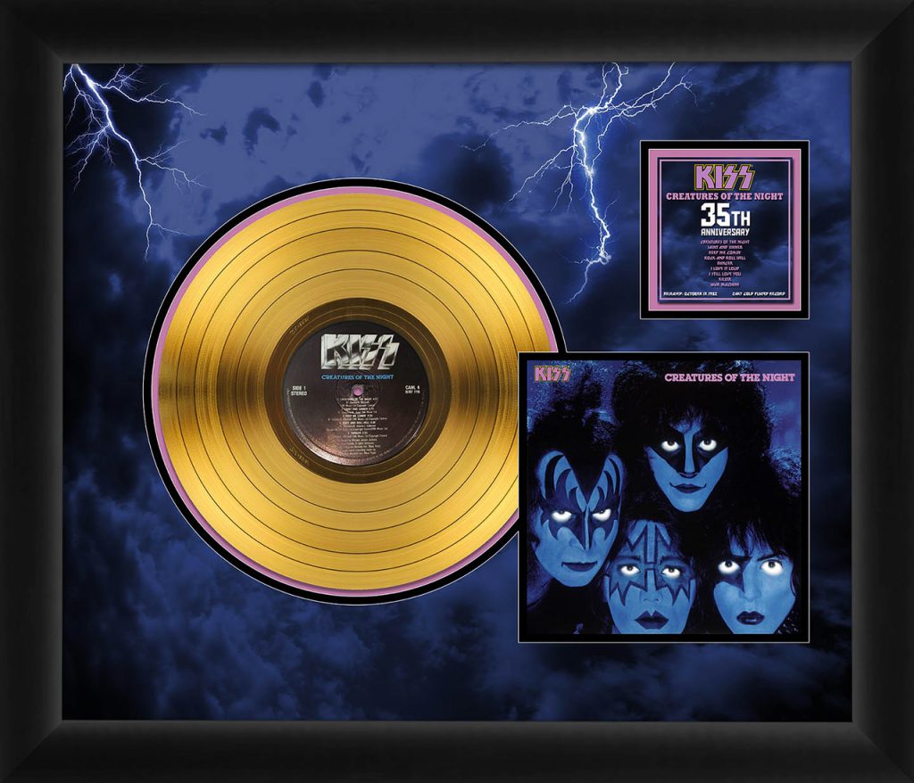 What’s New in KISS Collecting KISS Creatures of the Night Gold Record